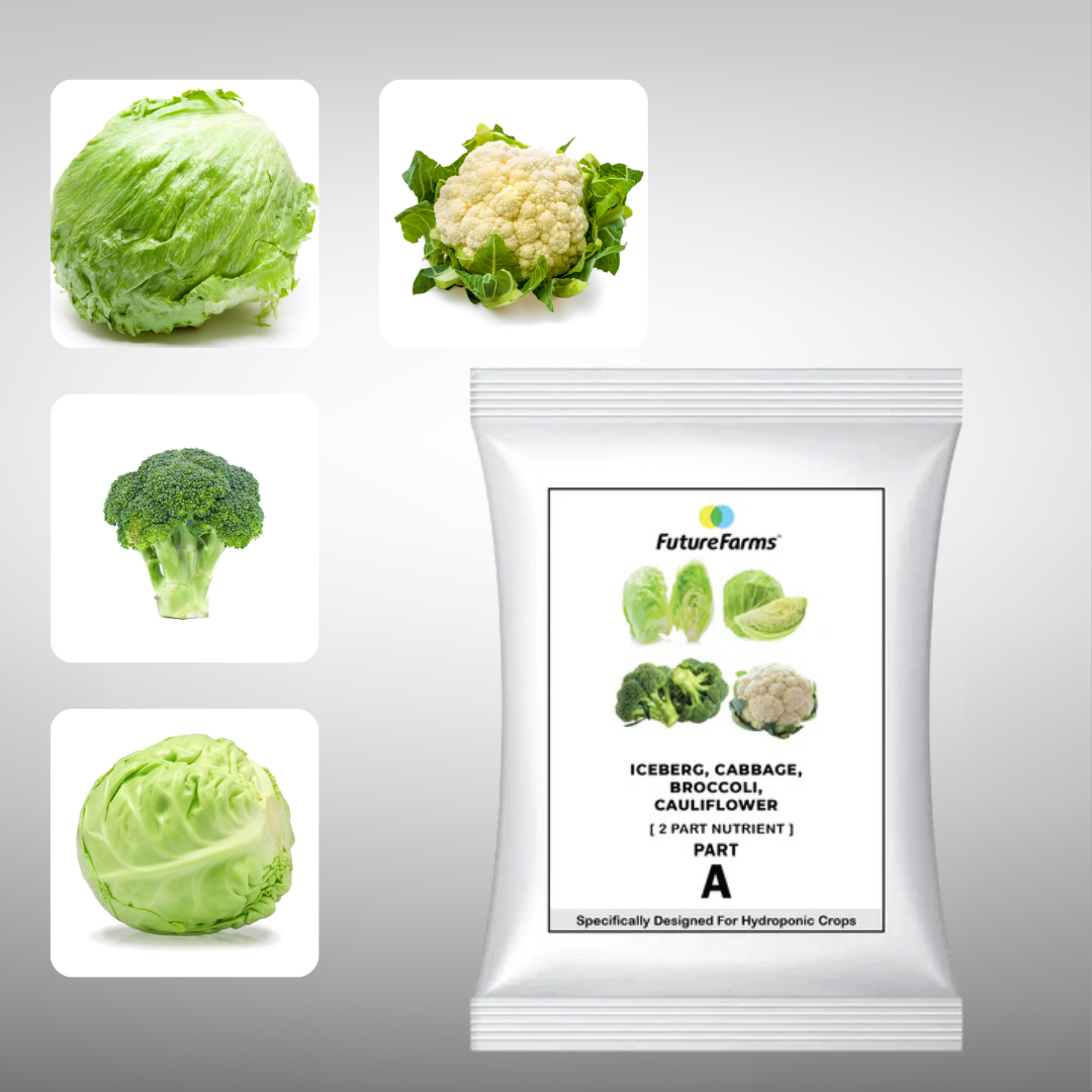 Future Farms Hydroponic Nutrients Powder for Iceberg, Cabbage, Broccoli and Cauliflower