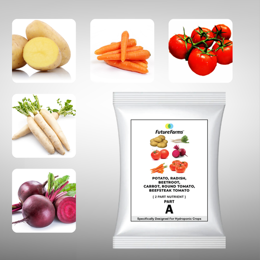 Future Farms Hydroponic Nutrients Powder for Potato, Radish, Beetroot, Carrot, Round tomato, Beefsteak Tomato