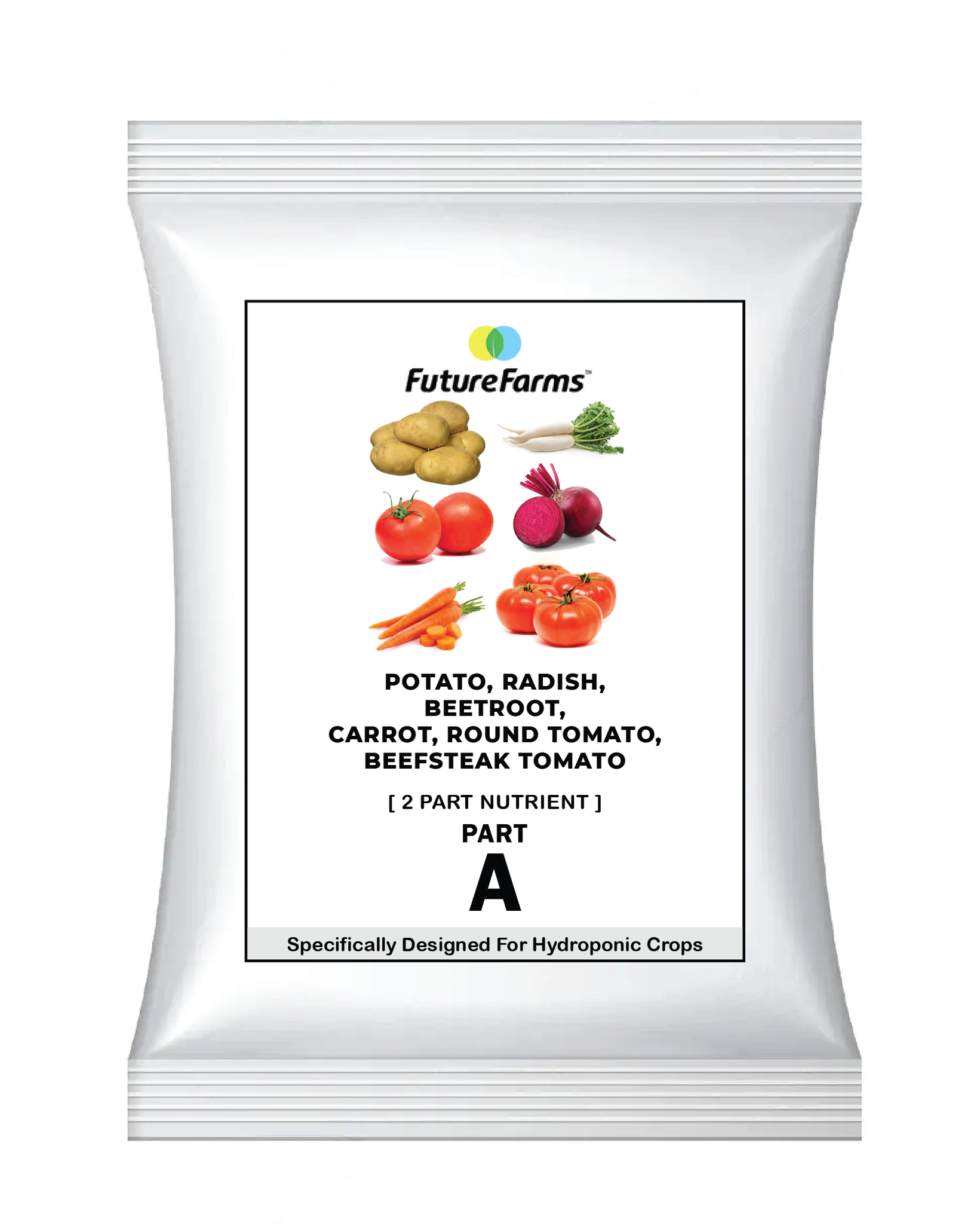 Future Farms Hydroponic Nutrients Powder for Potato, Radish, Beetroot, Carrot, Round tomato, Beefsteak Tomato