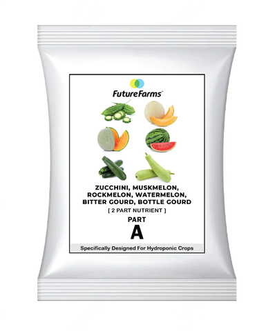 Future Farms Hydroponic Nutrients Powder for Zucchini, Muskmelon, Rockmelon, Watermelon, Bitter Gourd and Bottle Gourd